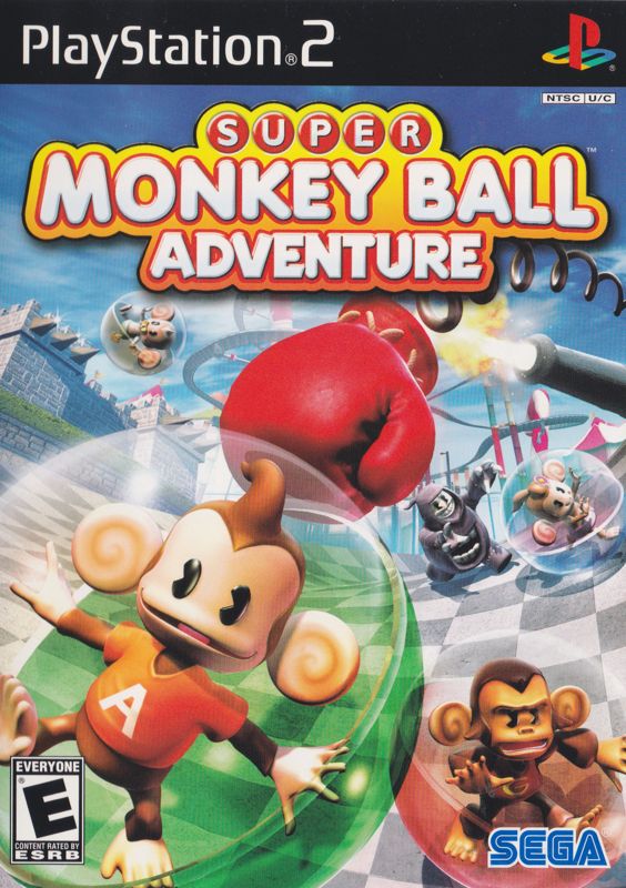 Super Monkey Ball Adventure box art for Playstation 2